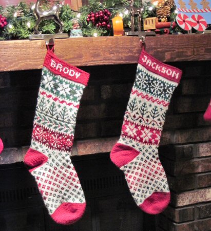 Stockings fireplace